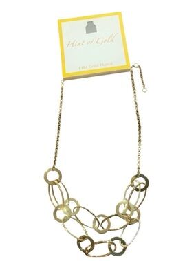 Hint of Gold 14K Gold Plated Necklace Women